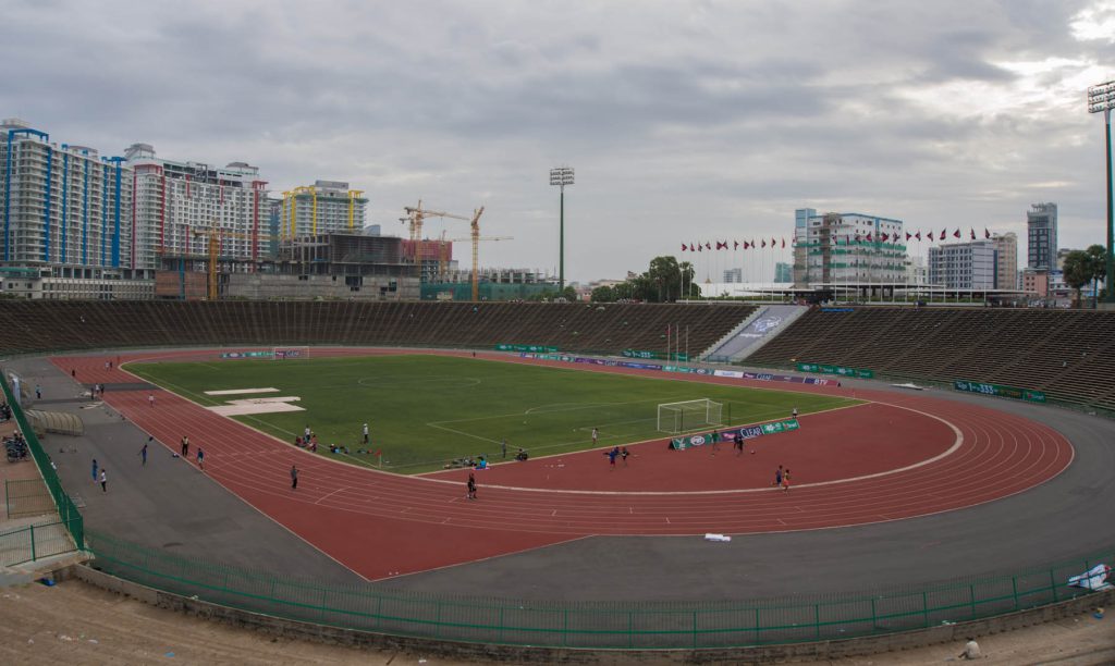 Olympic Stadium Phnom Penh - Cambodia Begins at 40